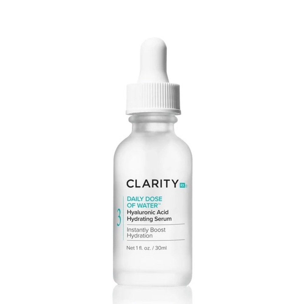 NEW! Clarity Daily Dose of Water™
Hyaluronic Acid Hydrating Serum